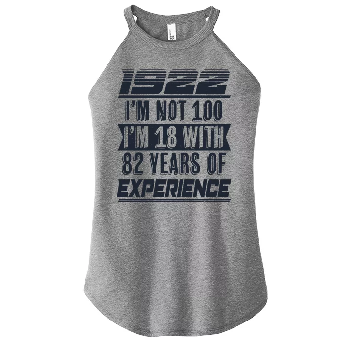 I'm Not 100 1922 Birthday Women’s Perfect Tri Rocker Tank