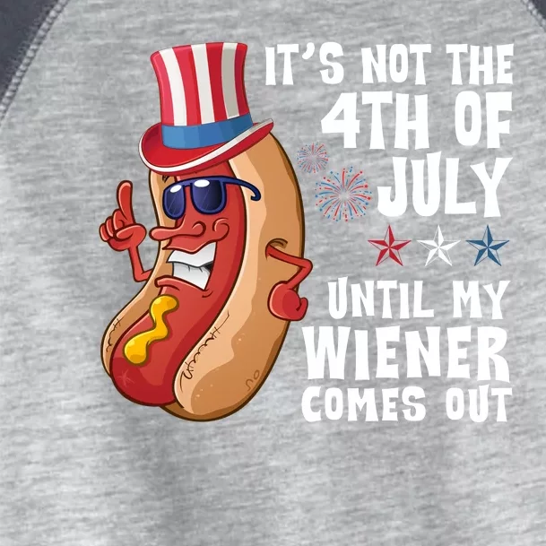 Its Not 4th Of July Funny Hotdog Summer Holiday Toddler Fine Jersey T-Shirt