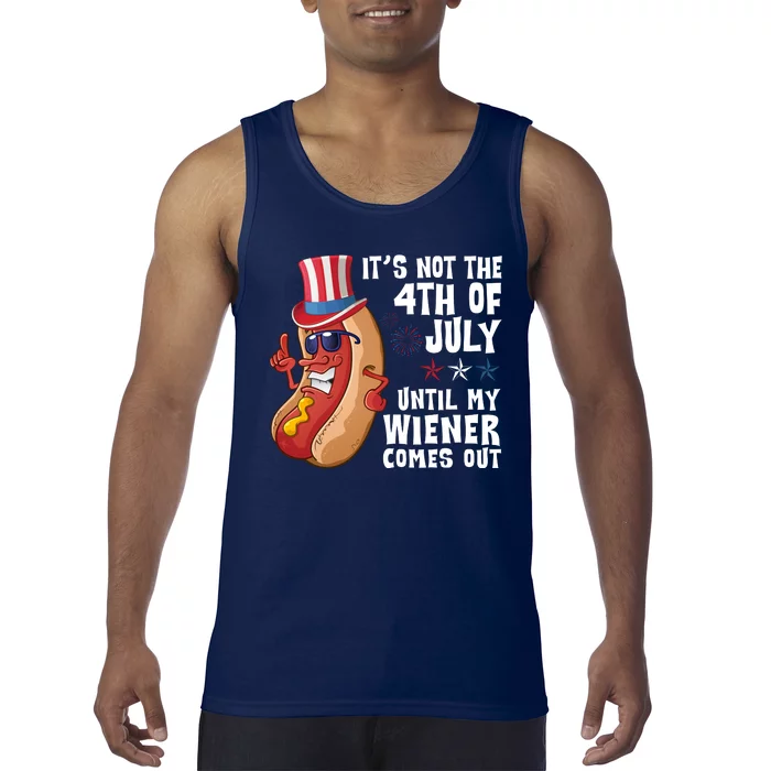 Its Not 4th Of July Funny Hotdog Summer Holiday Tank Top