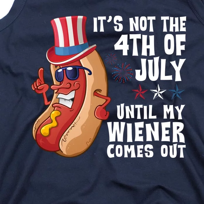 Its Not 4th Of July Funny Hotdog Summer Holiday Tank Top