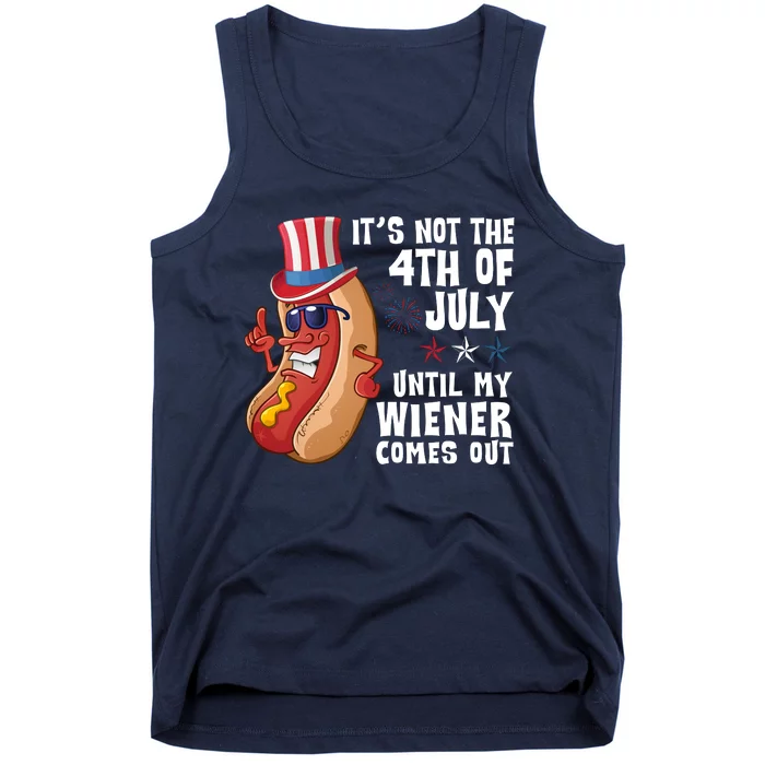 Its Not 4th Of July Funny Hotdog Summer Holiday Tank Top