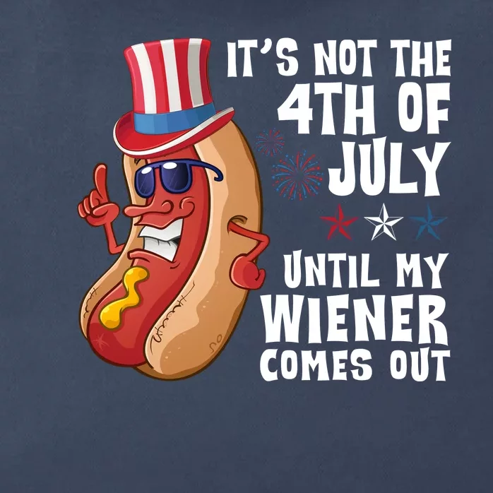 Its Not 4th Of July Funny Hotdog Summer Holiday Zip Tote Bag