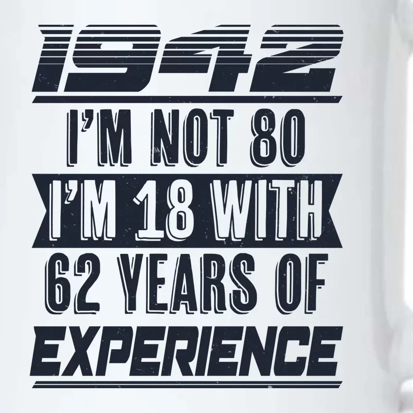 I'm Not 80 1942 Birthday Black Color Changing Mug