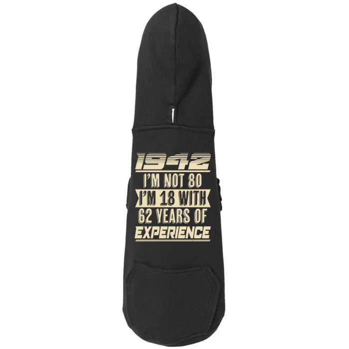 I'm Not 80 1942 Birthday Doggie 3-End Fleece Hoodie