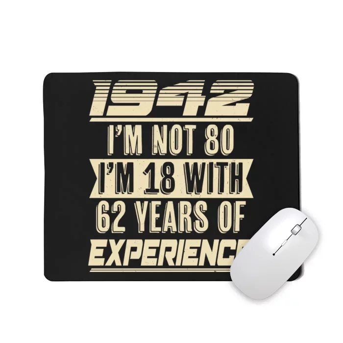 I'm Not 80 1942 Birthday Mousepad