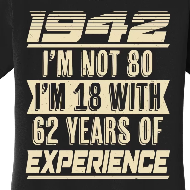 I'm Not 80 1942 Birthday Women's T-Shirt