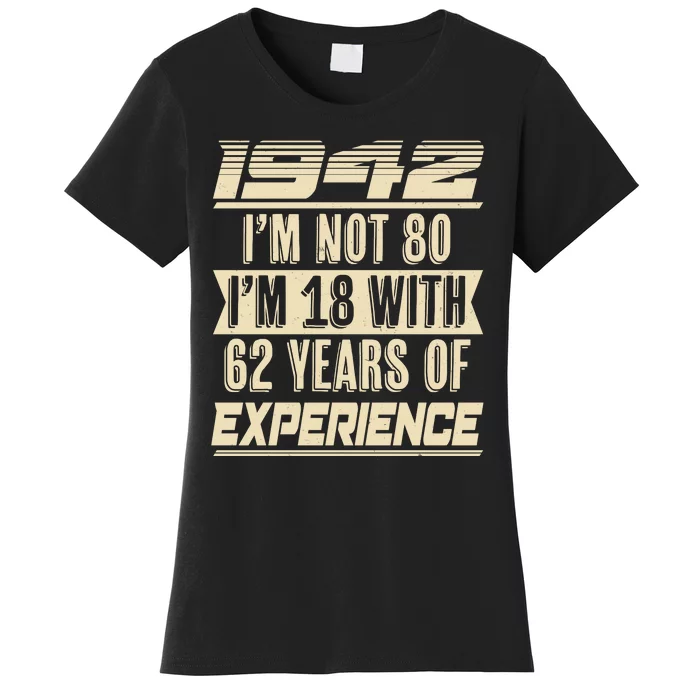 I'm Not 80 1942 Birthday Women's T-Shirt