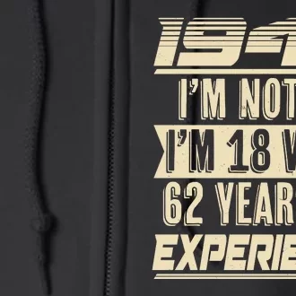 I'm Not 80 1942 Birthday Full Zip Hoodie