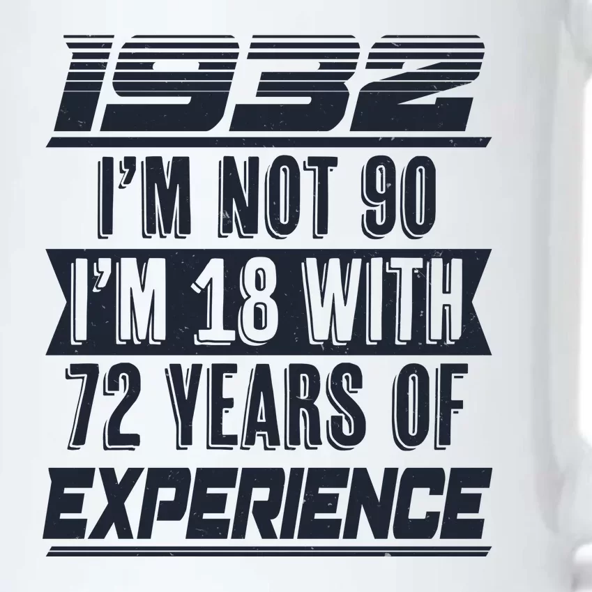 I'm Not 90 1932 Birthday Black Color Changing Mug