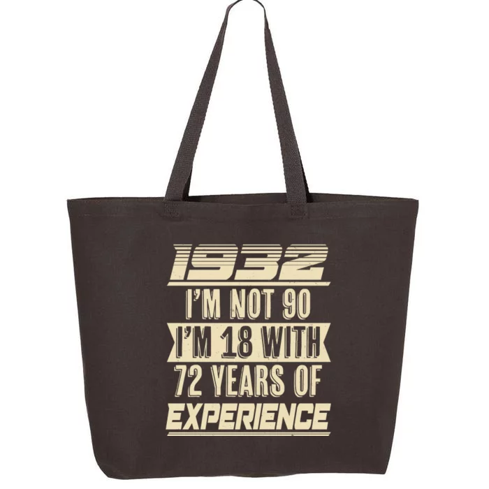 I'm Not 90 1932 Birthday 25L Jumbo Tote