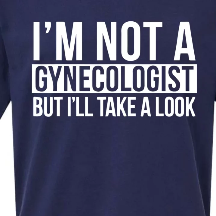 Im Not A Gynecologist But Ill Take A Look Funny Sueded Cloud Jersey T-Shirt