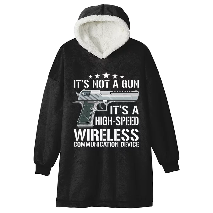 Its Not A Gun Meme Funny Its Not A Gun Hooded Wearable Blanket