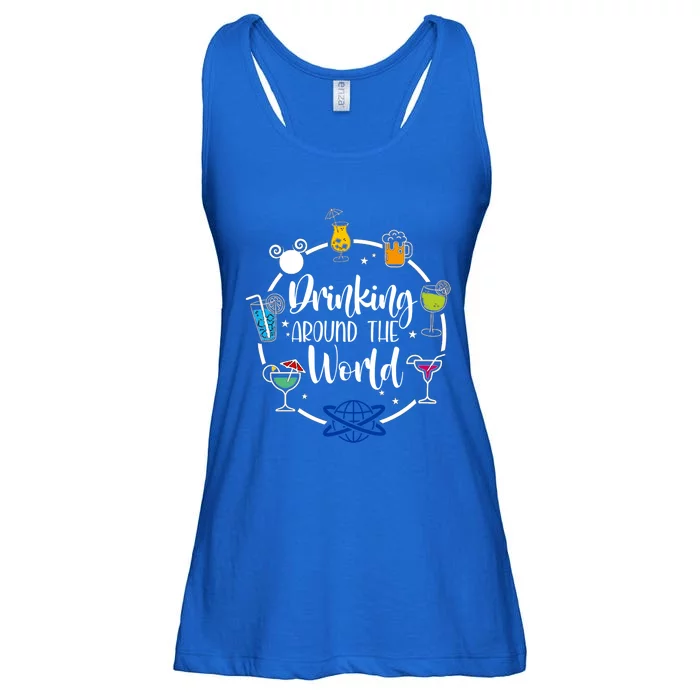 I Ng Around The World Funny Gift Ladies Essential Flowy Tank