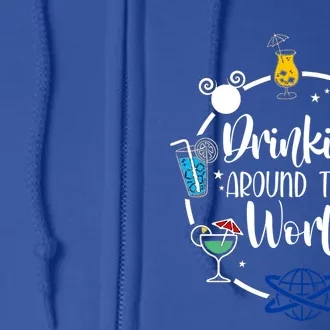 I Ng Around The World Funny Gift Full Zip Hoodie