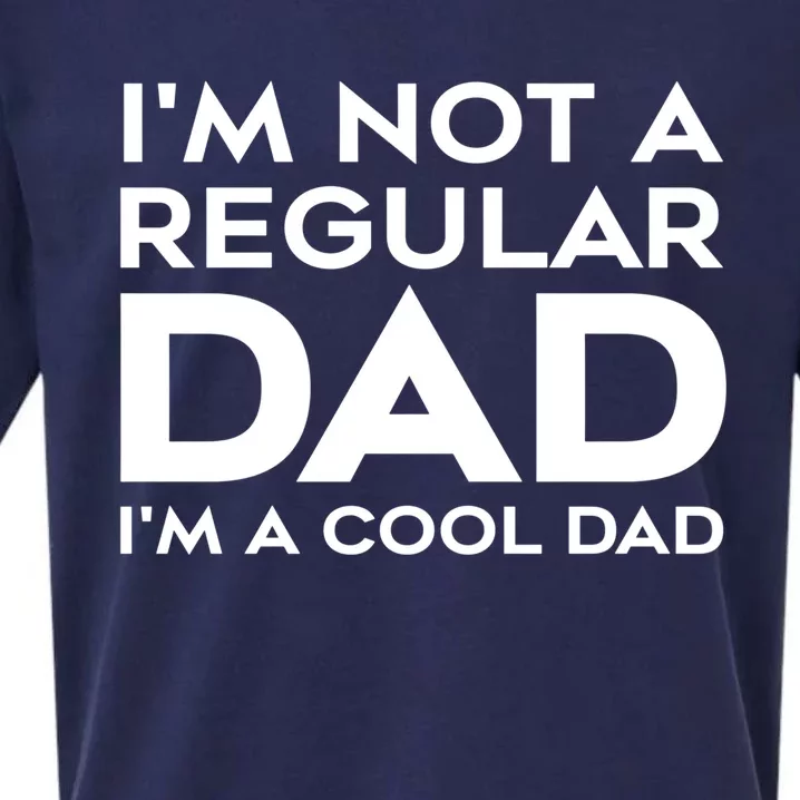 Im Not A Regular Dad Im A Cool Dad Meaningful Gift Sueded Cloud Jersey T-Shirt