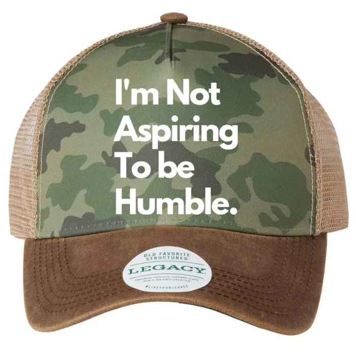 IM Not Aspiring To Be Humble Legacy Tie Dye Trucker Hat