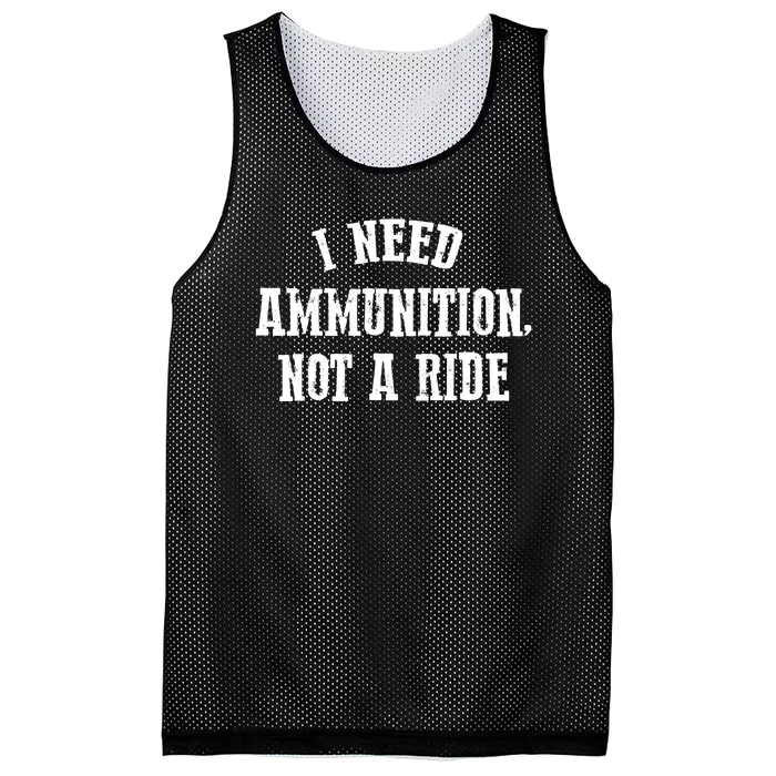 I Need Ammunition Not A Ride Stand With Ukraine Retro Mesh Reversible Basketball Jersey Tank