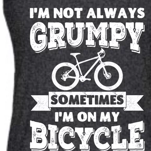 IM Not Always Grumpy Sometimes IM On My Bike Ladies Essential Flowy Tank