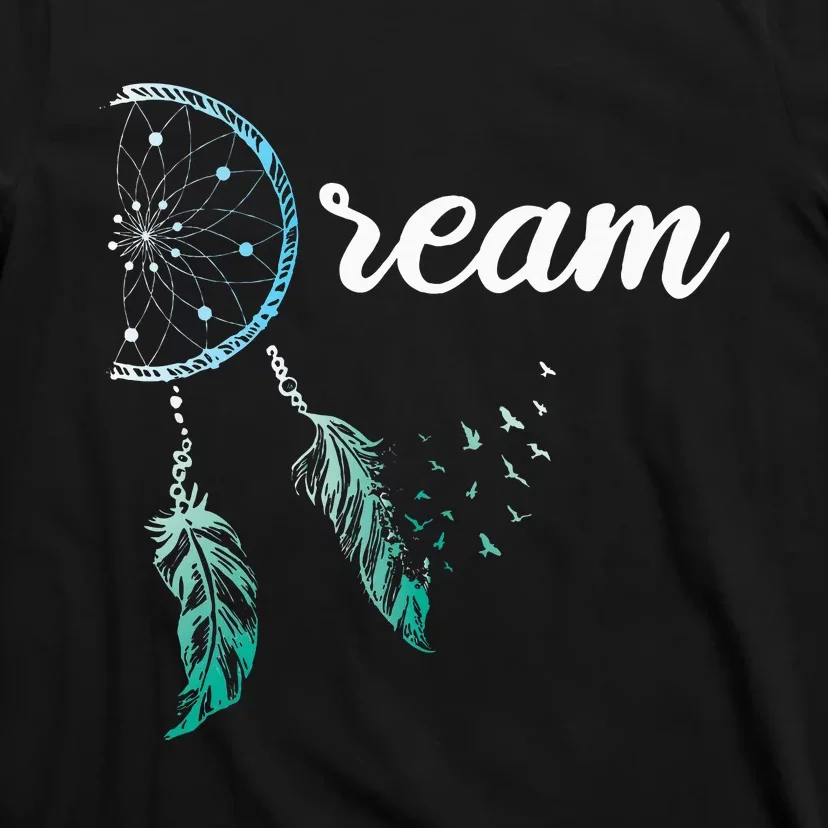 Indian Native American Dreamcatcher Boho Chic Dream Catcher T-Shirt