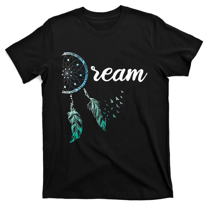 Indian Native American Dreamcatcher Boho Chic Dream Catcher T-Shirt