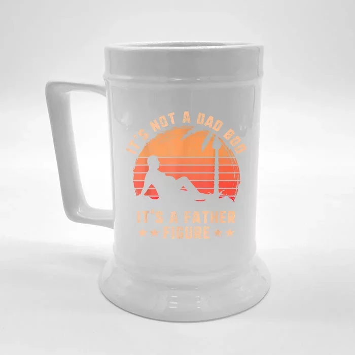 Its Not A Dad Bod Its A Father Figure Cool Gift Fathers Day Funny Gift Front & Back Beer Stein