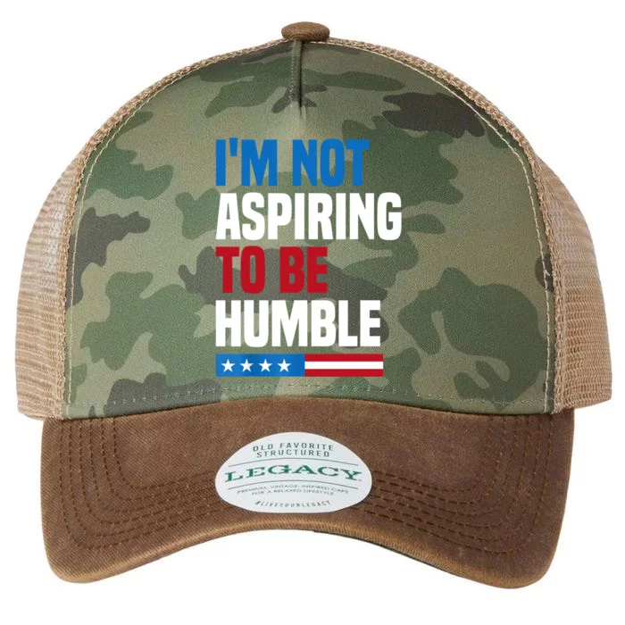 IM Not Aspiring To Be Humble Legacy Tie Dye Trucker Hat