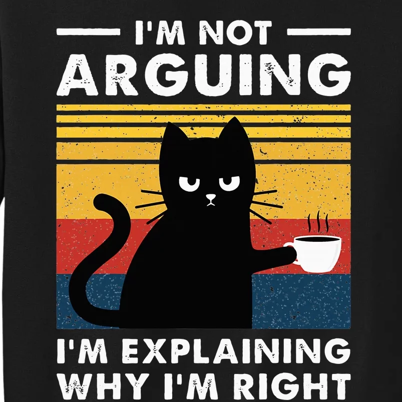 IM Not Arguing IM Just Explaining Why IM Right Funny Cat Sweatshirt