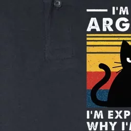 IM Not Arguing IM Just Explaining Why IM Right Funny Cat Softstyle Adult Sport Polo