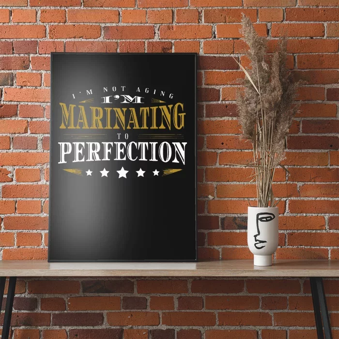 I'M Not Aging I'M Marinating To Perfection Senior Citizen Poster