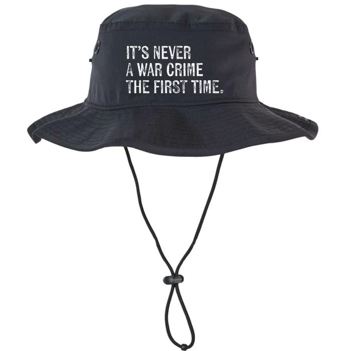 ItS Never A War Crime The First Time Funny Saying Legacy Cool Fit Booney Bucket Hat