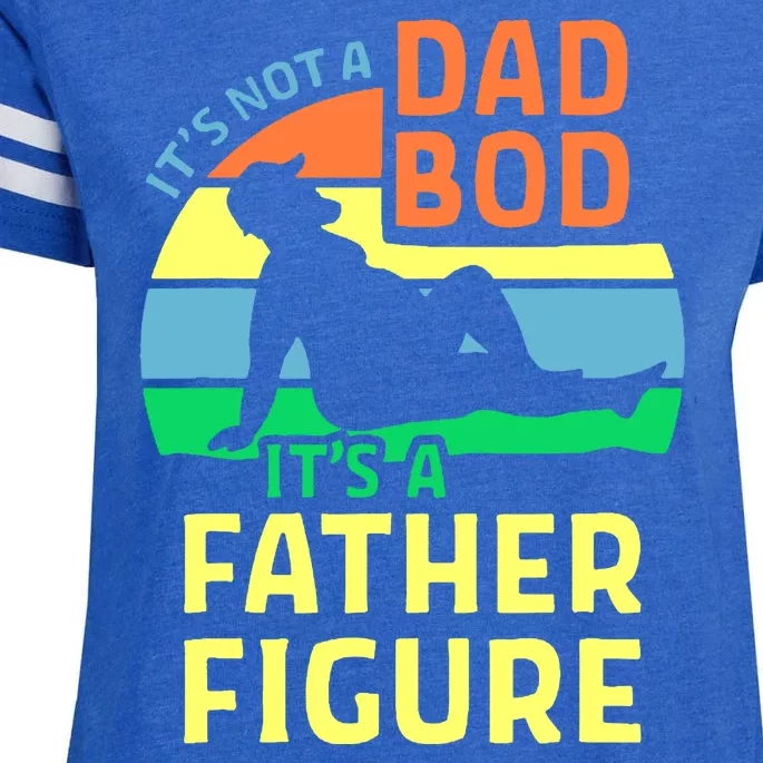 It's Not A Dad Bod It's A Father Figure Funny Enza Ladies Jersey Football T-Shirt