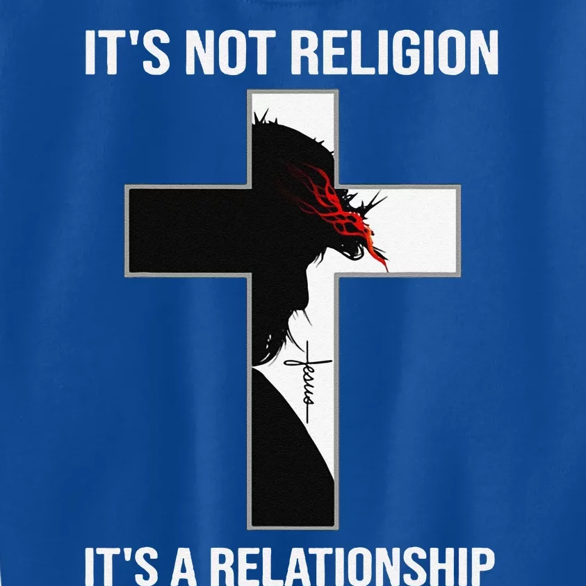 Its Not A Religion Its A Personal Relationship Kids Sweatshirt