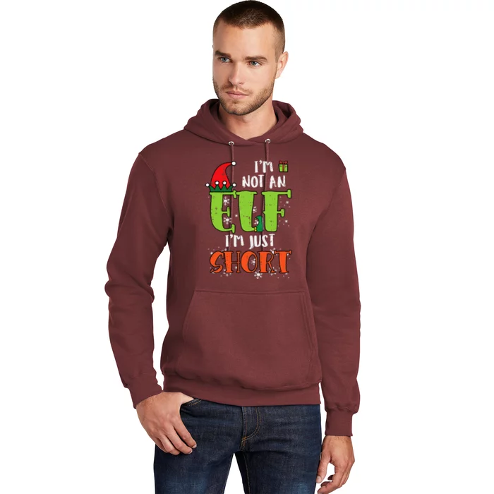 Im Not An Elf Just Short Funny Christmas Xmas Hoodie