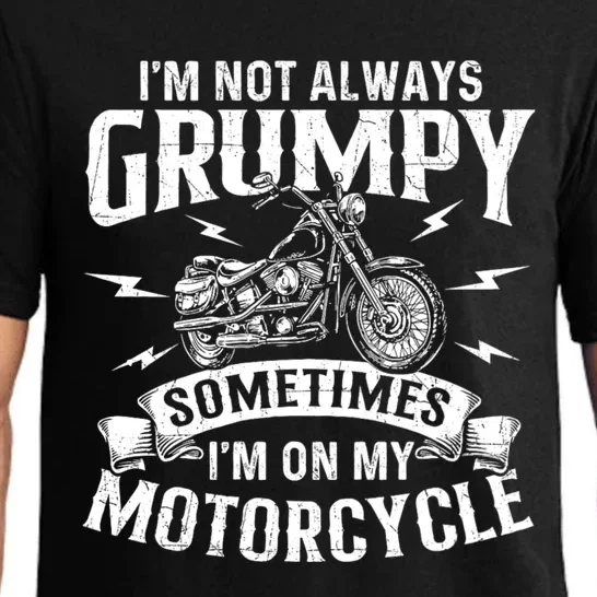 IM Not Always Grumpy Biker Motorcycle Rider Riding Racing Pajama Set