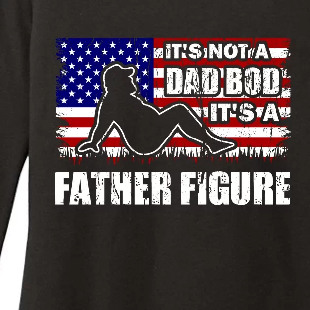 Its Not A Dad Bod Its A Father Figure Funny USA Sexy Womens CVC Long Sleeve Shirt