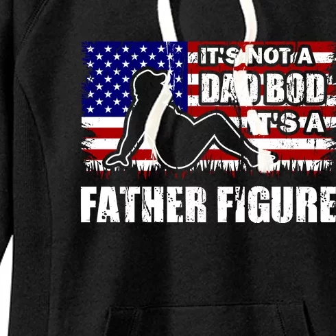 Its Not A Dad Bod Its A Father Figure Funny USA Sexy Women's Fleece Hoodie