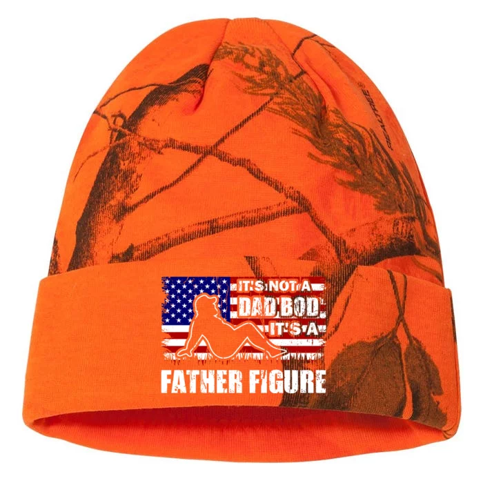 Its Not A Dad Bod Its A Father Figure Funny USA Sexy Kati - 12in Camo Beanie