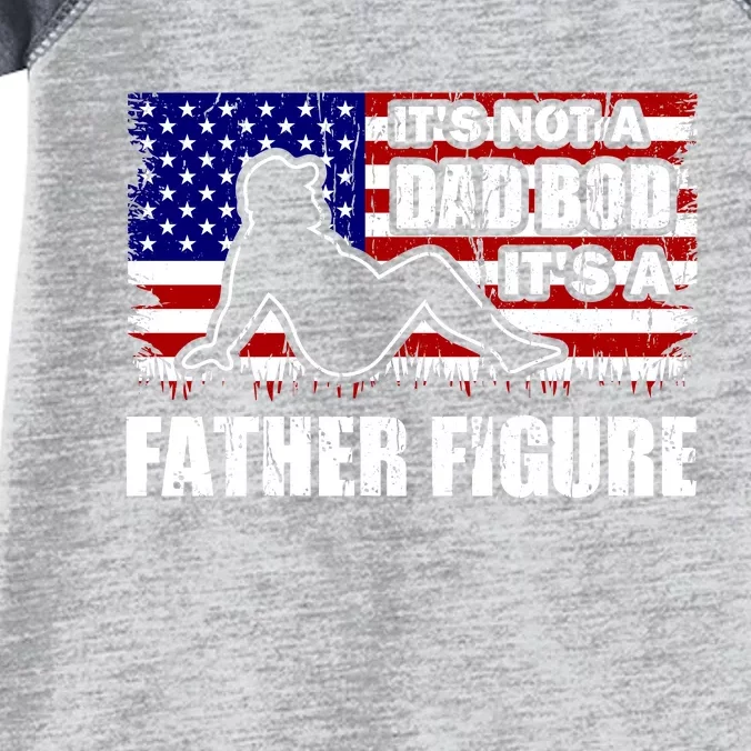 Its Not A Dad Bod Its A Father Figure Funny USA Sexy Infant Baby Jersey Bodysuit