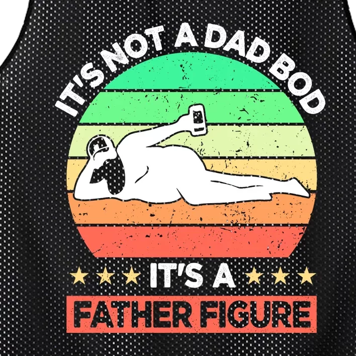 Its Not A Dad Bod Its A Father Figure Funny Beer Sexy Mesh Reversible Basketball Jersey Tank