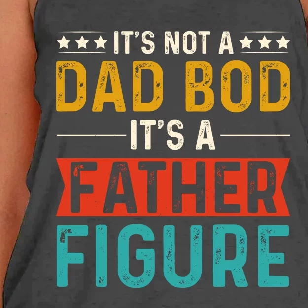 Its Not A Dad Bod Its A Father Figure Women's Knotted Racerback Tank