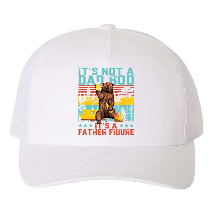 Its Not A Dad Bod Its Father Figure Funny Bear Beer Lovers Tank Top Yupoong Adult 5-Panel Trucker Hat