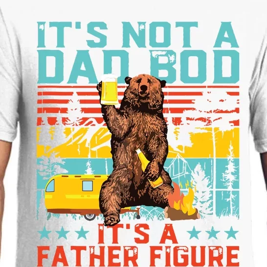 Its Not A Dad Bod Its Father Figure Funny Bear Beer Lovers Tank Top Pajama Set