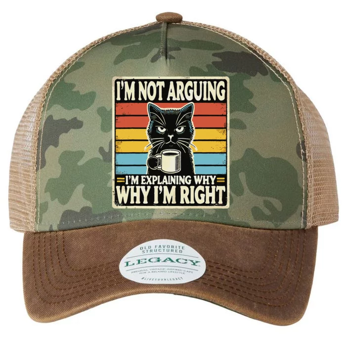 IM Not Arguing IM Explaining Why Why IM Right Legacy Tie Dye Trucker Hat