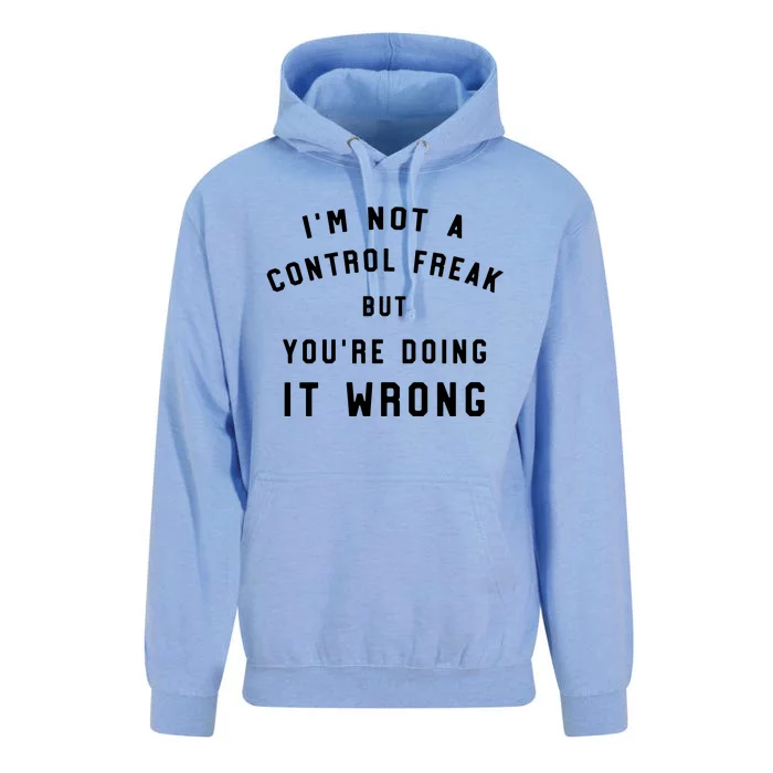 I'm Not A Control Freak Funny Unisex Surf Hoodie