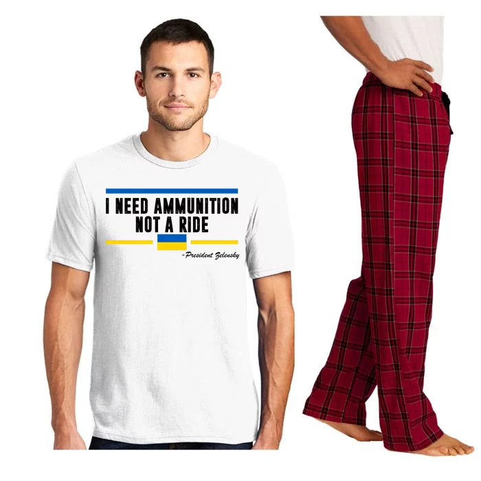 I Need Ammunition Not A Ride Ukraine Pajama Set