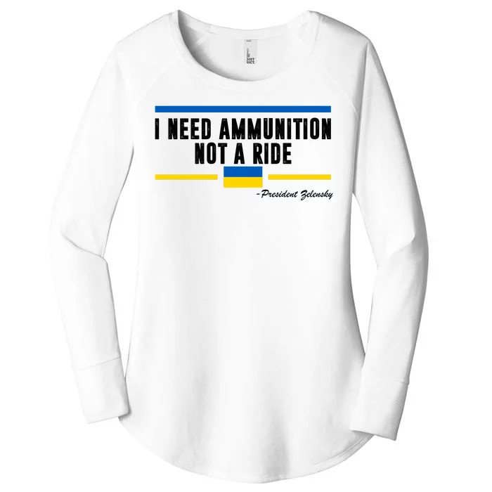 I Need Ammunition Not A Ride Ukraine Women's Perfect Tri Tunic Long Sleeve Shirt