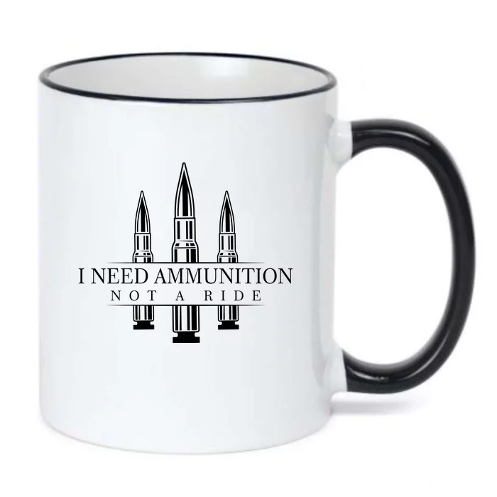 I Need Ammunition Not A Ride Volodymyr Zelenskyy Ukraine Black Color Changing Mug