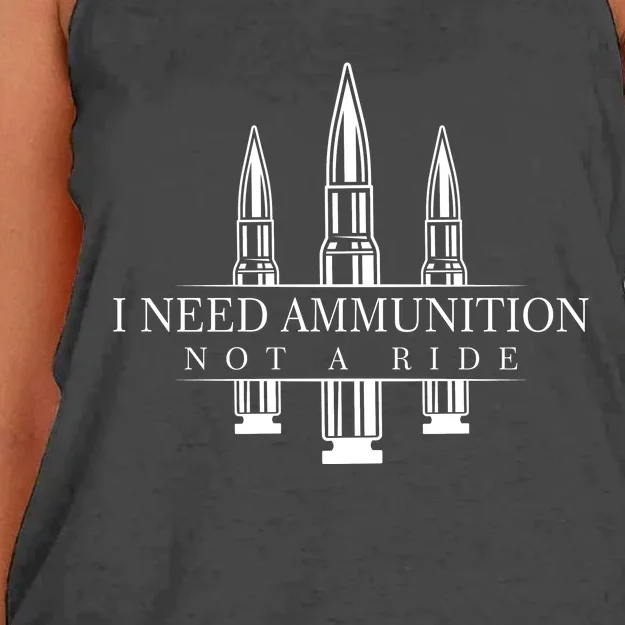 I Need Ammunition Not A Ride Volodymyr Zelenskyy Ukraine Women's Knotted Racerback Tank