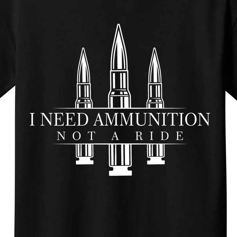 I Need Ammunition Not A Ride Volodymyr Zelenskyy Ukraine Kids T-Shirt