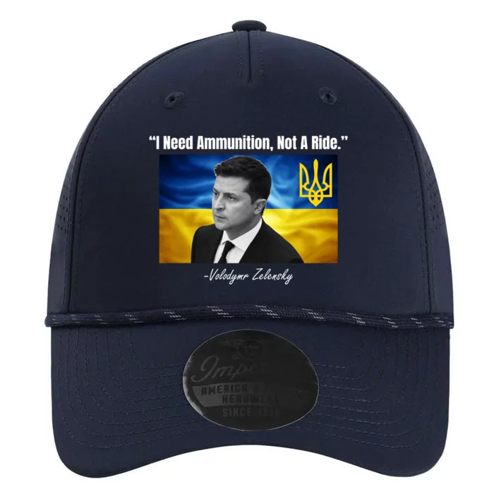 I Need Ammunition Not A Ride Volodymyr Zelensky Support Ukraine Performance The Dyno Cap